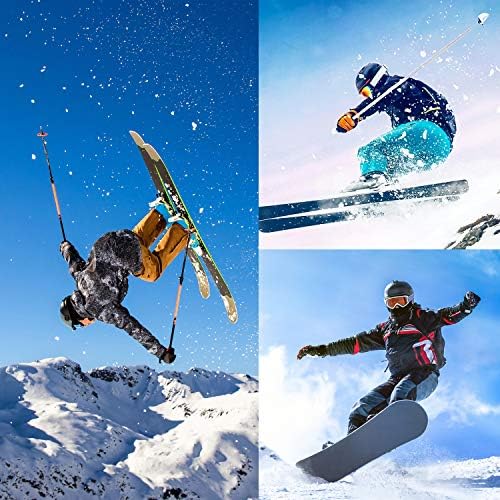 Kayak, Snowboard, Kış Performans Çorapları için 2/3 Paket Erkek Kayak Çorapları