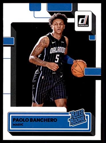 PAOLO BANCHERO RC 2022-23 Donruss 201 NM+ - MT + NBA Basketbol Sihirli Dereceli Çaylak