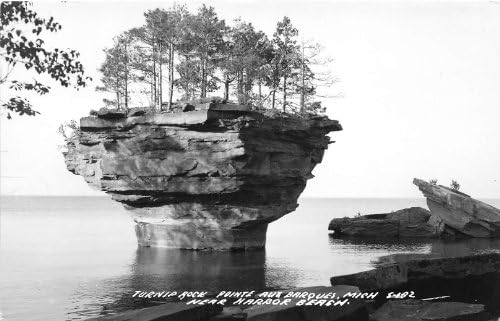 Pointe Aux Barques, Michigan Kartpostal Gerçek Fotoğraf