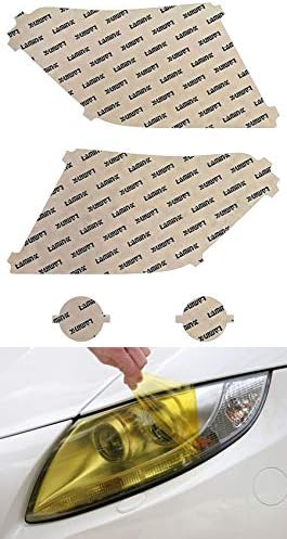Lamın-x Özel Fit Nissan Pathfinder için Sarı Far Kapakları (08-12)