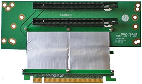 ARC27332X16C7 2U 2 yuvalı PCIE X16 Esnek Yükseltici Kart w / 7cm şerit