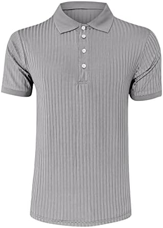 ayaso polo gömlekler Erkekler için, erkek Kısa Kollu Buz İpek Casual Slim Fit Gömlek Düz Renk T Shirt Hafif Tees Tops