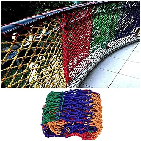 AWSAD Renk Dokuma güvenlik ağı Balkon Merdiven koruma ağı Çocuk Anti-Düşen Tırmanma Koruma Dekoratif Halat Düğümlü