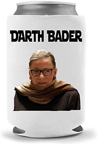 Darth Bader Bira Coolie - RBG Ruth Bader Ginsburg Komik Gag Parti Hediye Bira Can Soğutucu / Komik Şaka İçecek Can