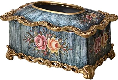 QUUL Avrupa El-boyalı Doku Kutusu Oturma Odası kağit kutu Ev kağit kutu Ev Aksesuarları Yumuşak Dekorasyon