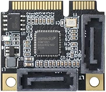 NFHK Mini PCI-E PCI Express SATA 3.0 Çift Bağlantı noktası Adaptörü Dönüştürücü Sabit Disk Uzatma kartı