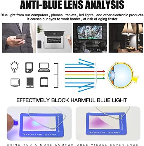 deesik mavi ışık engelleme gözlük Hipster Metal çerçeve kadın gözlük, Anti mavi ışık lensi.