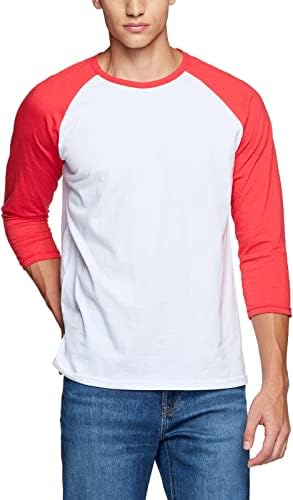 TSLA erkek 3/4 Kollu Beyzbol Gömlek, Rahat Dinamik Pamuk Raglan T Shirt, atletik Spor Jersey Gömlek Üst