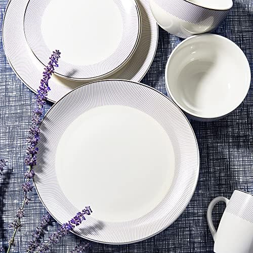 Elle Koleksiyonu Lorraine Yuvarlak Yemek Takımı 16 Parçalı Porselen Yemek Takımı,4 Yemek Tabağı,4 Salata Tabağı,4