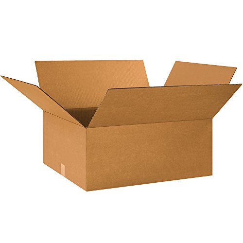 BANT mantığı 24x20x10 Oluklu Kutular, Büyük, 24L x 20W x 10H, 10'lu Paket / Nakliye, Paketleme, Taşıma, Ev veya iş