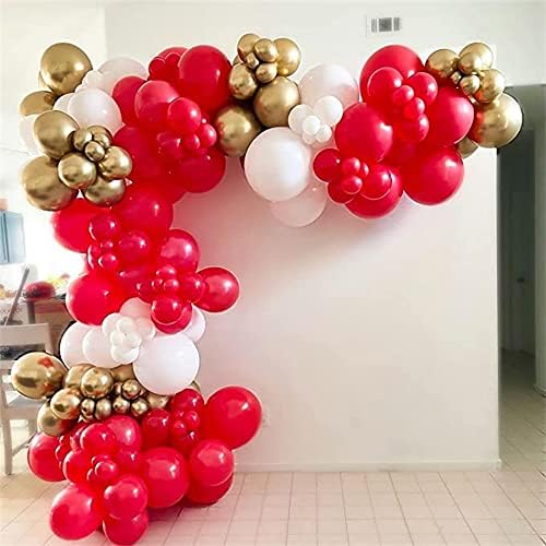 Kırmızı Balonlar 100 Paket 12 İnç Kırmızı Lateks Parti Balonlar Sevgililer Doğum Günü Bebek Duş Düğün Yıldönümü Bekarlığa