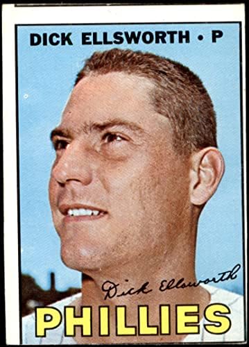 1967 Topps 359 Dick Ellsworth Philadelphia Phillies (Beyzbol Kartı) ADİL Phillies