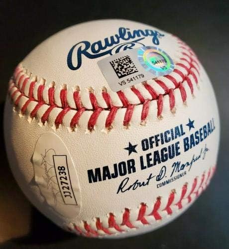 Mike Trout Ronald Acuna Jr İmzalı MLB Beyzbol JSA OTANTİK OTOMATİK MÜCEVHER NANE İmzalı Beyzbol Topları