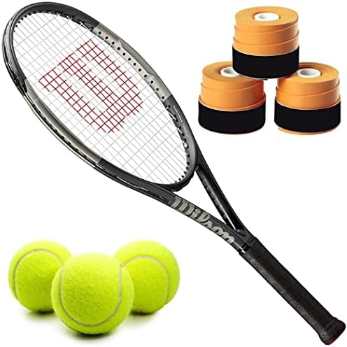 Wilson H6 (Hyper Hammer) 103 Önceden Gerilmiş Eğlence Amaçlı Tenis Raketi Seti veya Kiti, Overgrips ve bir Kutu ITF