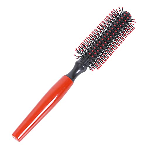 XUEQİ Plastik Yuvarlak Saç Fırçası, Kadınlar ve Erkekler için Kıvırma Rulo Saç Fırçası