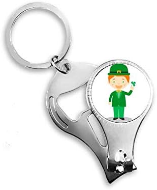 Yeşil Takım İrlanda Karikatür Tırnak Makası Yüzük Anahtarlık Şişe Açacağı Clipper