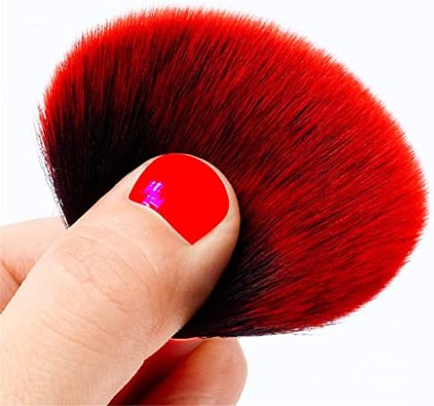 LLLY Makyaj Fırça Profesyonel 10 adet / takım Makyaj Güzellik Fırçalar Makyaj Fırça Kozmetik Fırça seti (Renk : Kırmızı,