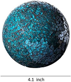 TÜM EV eşyaları / Dekoratif Toplar | Kaseler için 3 Cam Mozaik Küre Seti / 4 Çaplı Dekoratif Toplar 3 Cam Mozaik Küre