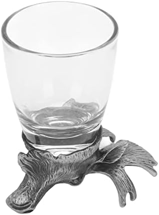 Geyik kafası tabanı ile HERCHR viski bardağı, geyik viski bardağı, eğlenceli viski içme bardağı Scotch, Bourbon, viski,