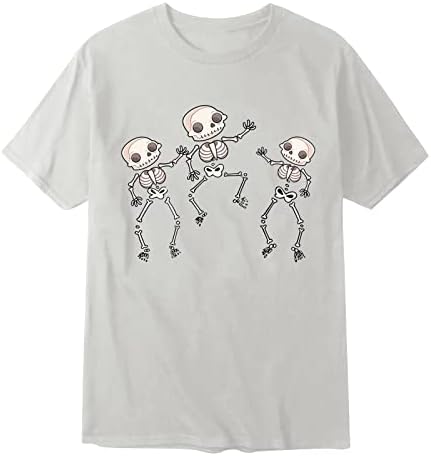 BEUU Cadılar Bayramı Tişörtleri Mens, Kas Kısa Kollu Mektup Baskı Komik Grafik Ekip Boyun Egzersiz Tasarımcı Parti