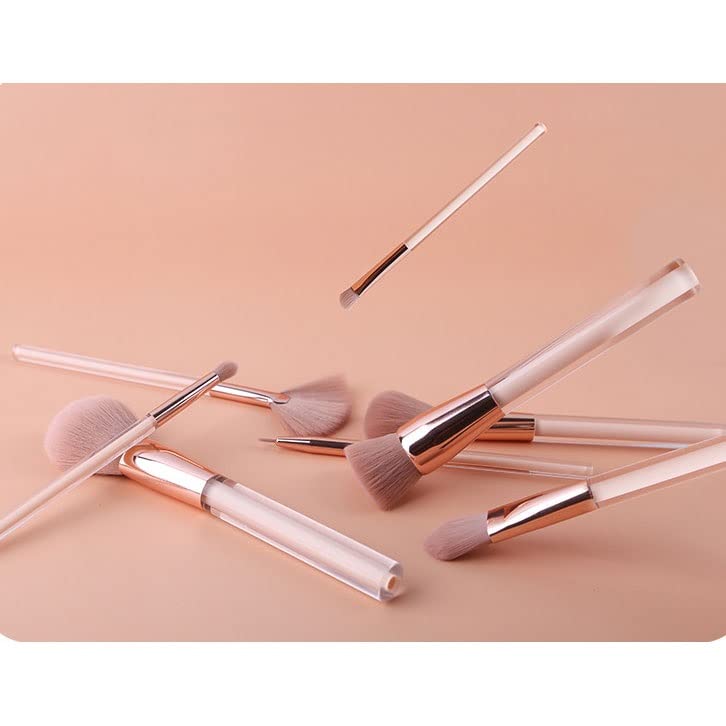 TREXD Makeup Brush, Komple Set, Taşınabilir, 8 parçalı Makyaj Fırçası Seti, Makyaj Araçları