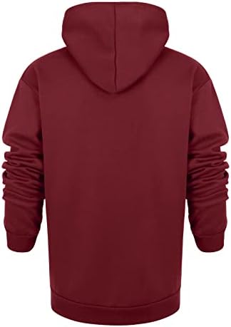 ADSSDQ Kapaklı Uzun Kollu günlük giysi Erkek Kış Ofis Rahat Polyester Kıyafetler Düz Renk Sıcak Kapşonlu Zip Outfit3