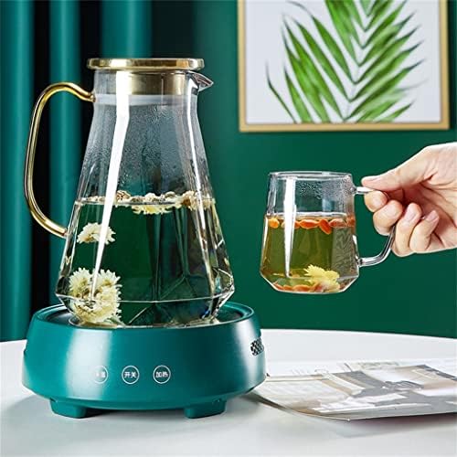 TJLSS ikindi çayı çay seti su seti ev oturma odası Nordic cam ısıtmalı meyve demlik çiçek çayı bardak (Renk: B, Boyut: