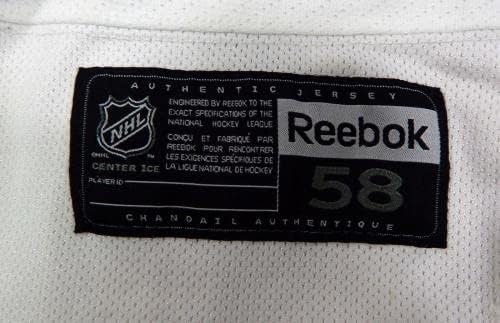 New York Rangers Oyunu Kullanılmış Beyaz Antrenman Forması Reebok NHL 58 DP29949 - Oyun Kullanılmış NHL Formaları