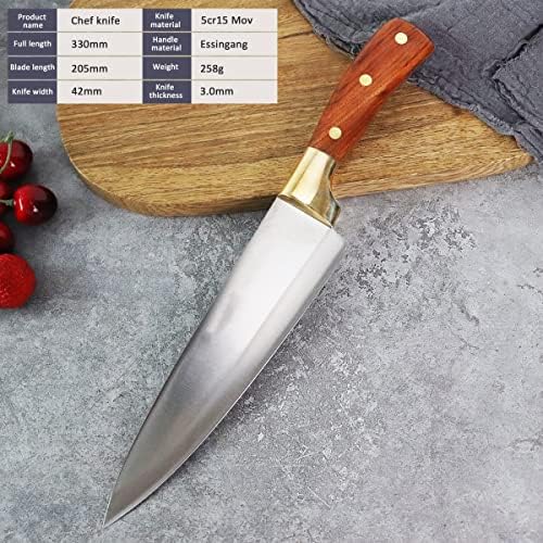 GUMMIA Mutfak Bıçağı Setleri, 7 adet Paslanmaz Çelik Kesim kemiksi saplı bıçak Bölme Bıçağı Pas geçirmez Dövme Dilimleme
