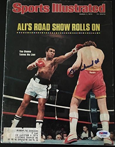 Muhammed Ali İmzalı Sports Illustrated Dergi Kapağı w / PSA DNA LOA - İmzalı Boks Dergileri