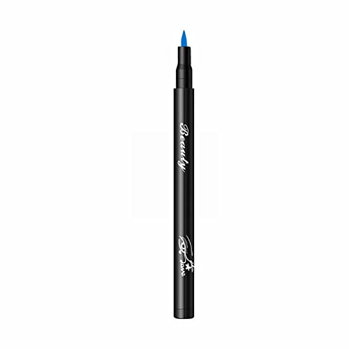 12 Renk Renk Eyeliner Kalem Su Geçirmez Sünger Yumuşak Kafa Uyku İpekböceği Kalem Çabuk Kuruyan Siyah Eyeliner Sıvı