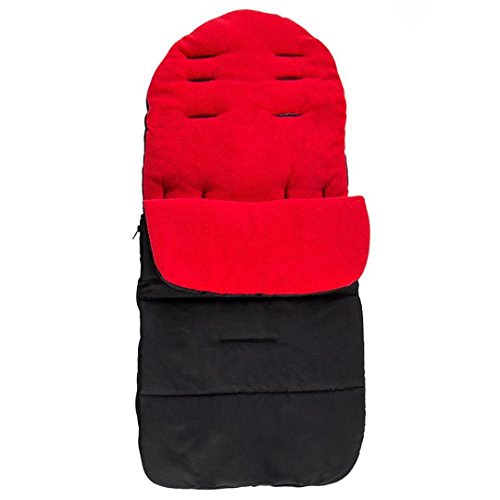 Bebek Arabası Bunting Çanta Bebek Footmuff Uyku Tulumu Pram Önlük Battaniye Sıcak Tutmak (Kırmızı)