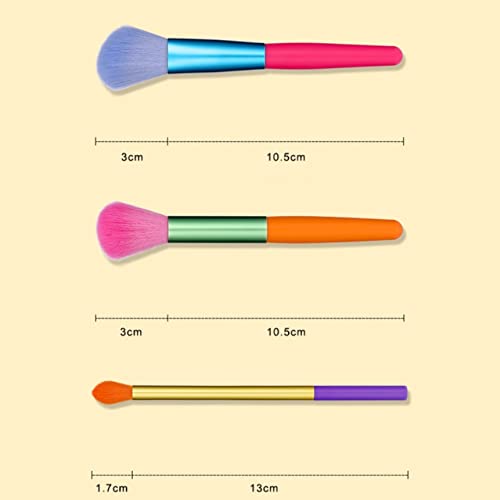 Makyaj fırçası 15 profesyonel makyaj fırçaları Pudra Fondöten Göz Farı Makyaj Fırça Seti Sentetik Saç Renkli