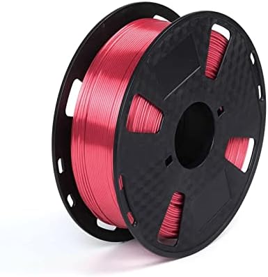 FARUTA Kırmızı İpek 3D Yazıcı PLA Filament 1.75 mm 1Kg 3D Kalem Baskı Malzemeleri Pürüzsüz Filament (Renk: Açık Kırmızı