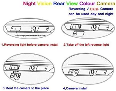 Ters geri görüş kamerası / park kamerası / HD CCD RCA NTST PAL / Plaka Lambası OEM Nissan Qashqai için J11 / Dualis