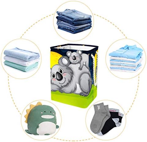 19.3 Bağlantısız çamaşır sepeti Kirli Giysiler Sepet Katlanabilir Ev Kreş Üniversite Daire Ofis İki Ayılar Dinlenme