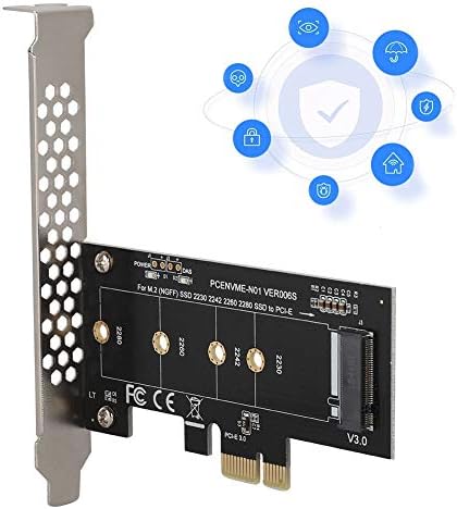 Yosoo Sağlık Dişli PCIE M. 2 Genişletme Kartı Konektörü, PCI E genişletme kartı Dönüştürücü Adaptör Kartı M2 NGFF