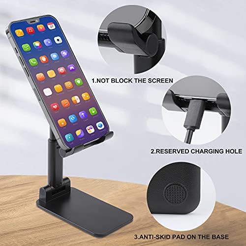 Sevimli Mors Katlanabilir cep telefonu Standı Ayarlanabilir Tablet Tutucu Dağı Ev Ofis Masaüstü Siyah Tarzı