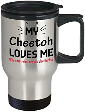 Komik Kedi Seyahat Kahve Kupa - Kediler Severler Hediyeler-Cheetoh'um Beni Seviyor. Başkalarının Ne Düşündüğü Kimin