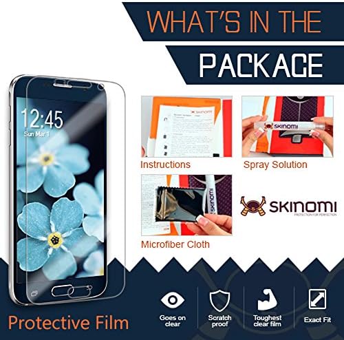 Skinomi TechSkin [1-Pack] (Kılıf Uyumlu) Clear Ekran Koruyucu için Temel Telefon (PH-1) Anti-Kabarcık HD TPU Filmi