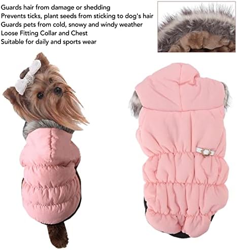 Köpek Sıcak Ceket, yumuşak Cilt Dostu Yapış Sabitleme Köpek Kış Ceket Saç Koruma 2 Bacaklı Soğuk Hava için XL
